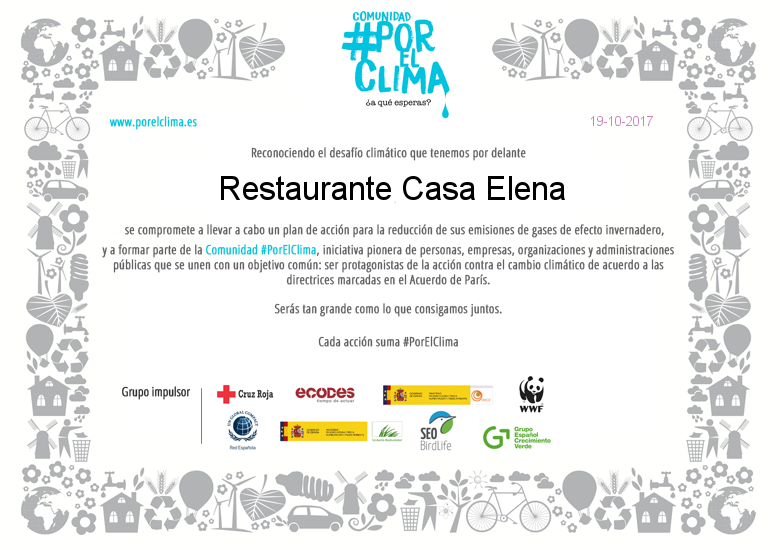 diploma restaurantecasaelena