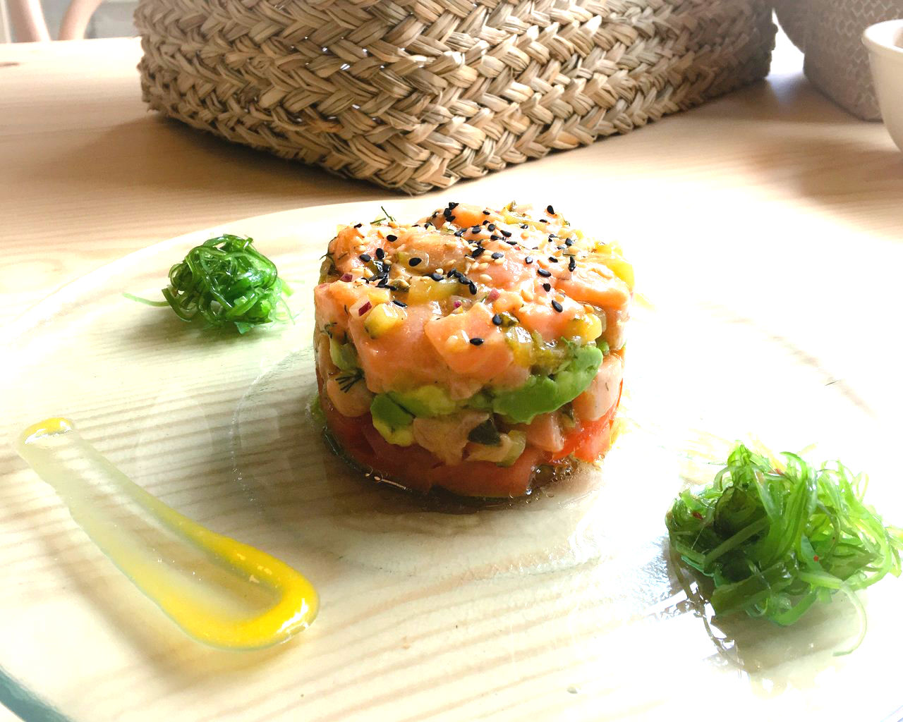 tartar con brillo